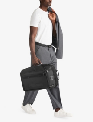 Tumi Womens Black Detrick Side-handle Woven Backpack In Black