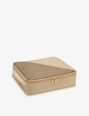 TUMI: Medium logo-embroidered Woven Packing Cube