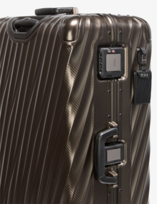 Tumi Extended Trip Expandable Hard-shell Suitcase 77.5cm Textured Gunmetal In Textured Gunmetal