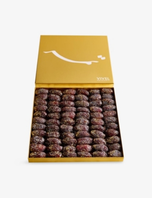 VIVEL: XL Gold Medjool Dates Gift Box 1450g