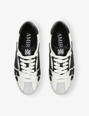 AMIRI: Pacific Bones Logo-Embossed Leather Low-Top Trainers