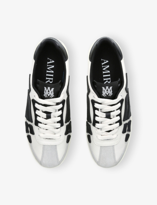 Pacific Bones Logo-Embossed Leather Low-Top Trainers