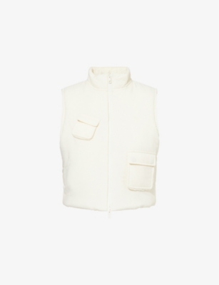 REPRESENT: Revolver Cropped Woven Gilet
