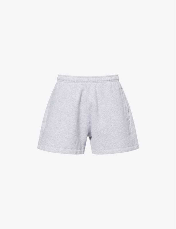 Owners Club Two-Welt-Pockets High-Rise Cotton-Jersey Shorts