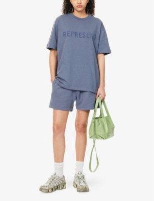 REPRESENT: Owners Club Two-Welt-Pockets High-Rise Cotton-Jersey Shorts