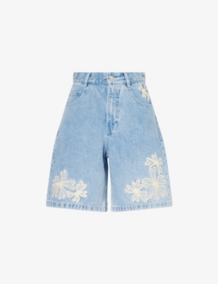 ALEMAIS: Charlene Denim Short