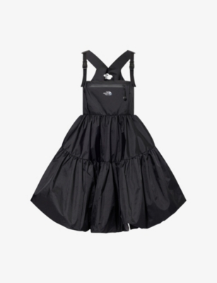 Shop The North Face Womens Tnf Black  X Cecilie Bahnsen Shara Woven Mini Dress