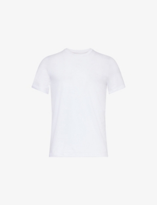 EMPORIO ARMANI: Iconic Crewneck Cotton-Jersey T-Shirt