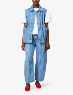 DAMSON MADDER: Felix Wide-Leg Denim Jeans