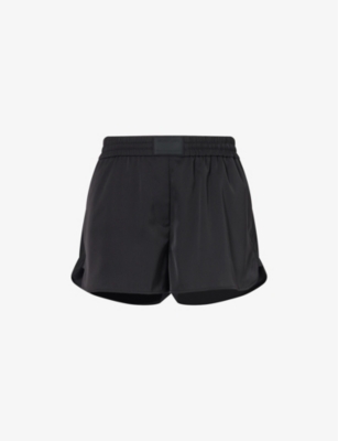 HELMUT LANG: Branded-Waistband Satin Boxer Shorts
