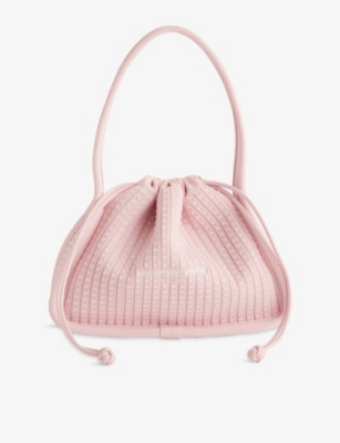 Alexander Wang Omens Ballerina Pink Ryan Small Stretch-knit Top-handle Bag In Ballerina Pink
