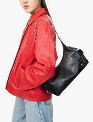 COACH: Juliet Cargo Pocket 30 Leather Shoulder Bag