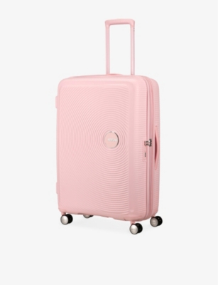 American Tourister Mens Soundbox Expandable Four-wheel Shell Suitcase 77cm Pastel Pink In Pastel Pink