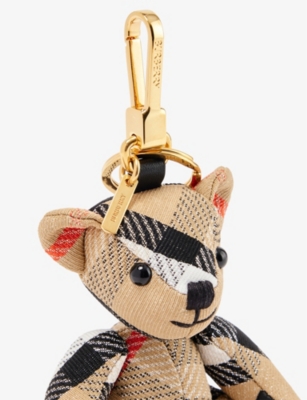 BURBERRY: Thomas Bear Madeira Woven Charm