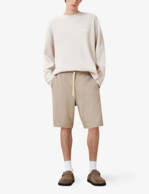 ALLSAINTS: Helix Straight-Fit Cotton-Jersey Shorts