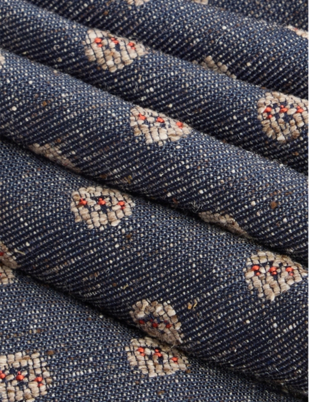 Floral-Pattern Silk Tie