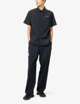 COLUMBIA MENS UNISEX COVE BEACH™ STRAIGHT-LEG NYLON TROUSERS BLACK 