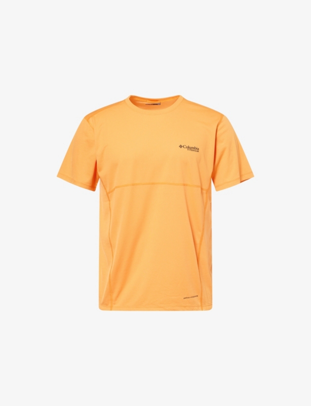 River Pro Logo-Print Woven T-Shirt