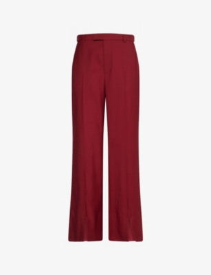 GUCCI: Embroidered Curved-Hem Cotton-Poplin Shirt