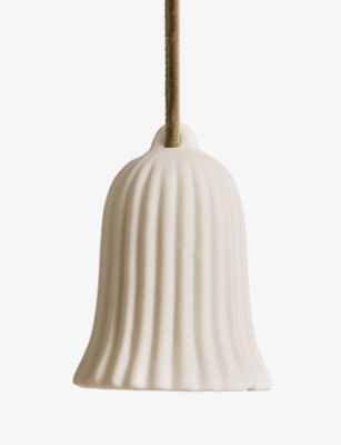 THE WHITE COMPANY: Ceramic Bell porcelain Christmas Decoration