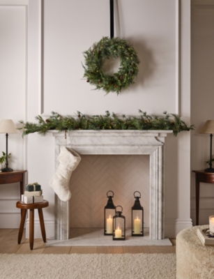 THE WHITE COMPANY: Pre-Lit Ultimate Fir Tree Artificial Christmas Garland