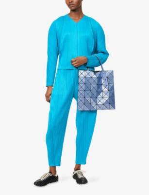 PLEATS PLEASE ISSEY MIYAKE: Lantern Pleat Knitted Jacket