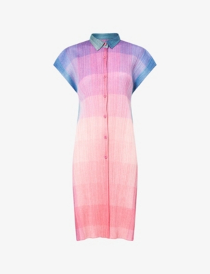 PLEATS PLEASE ISSEY MIYAKE: Photon Sleeveless Knitted Shirt
