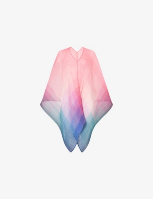 PLEATS PLEASE ISSEY MIYAKE: Photon V-Neck Knitted Top