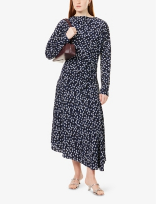 PROENZA SCHOULER: Alina Floral-Print Silk-Blend Midi Dress