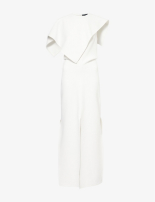 PROENZA SCHOULER: Selene Asymmetric Stretch-Woven Maxi Dress