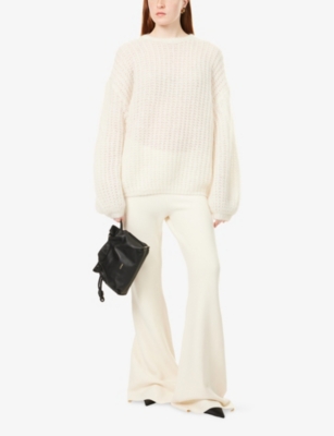 TOTEME: Puffed-Knit Oversized-Fit Wool-Blend Jumper