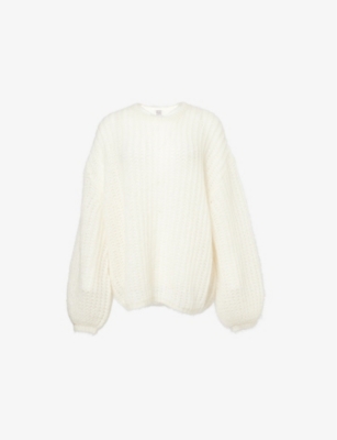 TOTEME: Puffed-Knit Oversized-Fit Wool-Blend Jumper