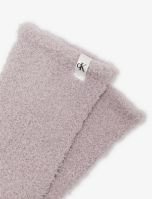 Cosy Brand-Label Crew Knitted Socks