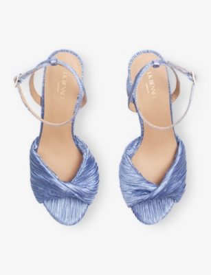 LK BENNETT: Lilth Woven Heeled Sandals