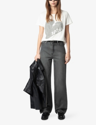 ZADIG&VOLTAIRE: Elio Straight-Cut Mid-Rise Denim Jeans