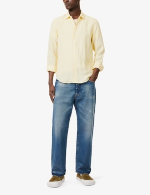 ORLEBAR BROWN: Giles Long-Sleeve Linen Shirt
