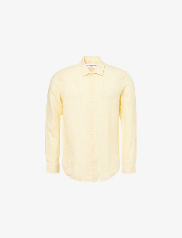 Giles Long-Sleeve Linen Shirt