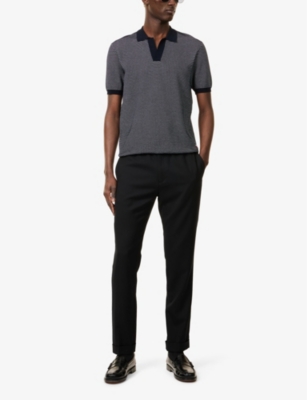 ORLEBAR BROWN: Roddy Short-Sleeve Knitted Polo Shirt