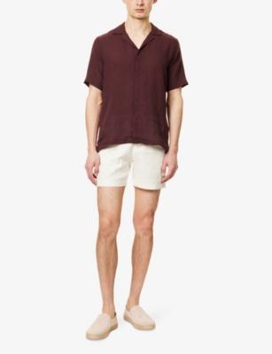 ORLEBAR BROWN: Bulldog Regular-Fit Stretch-Linen Shorts