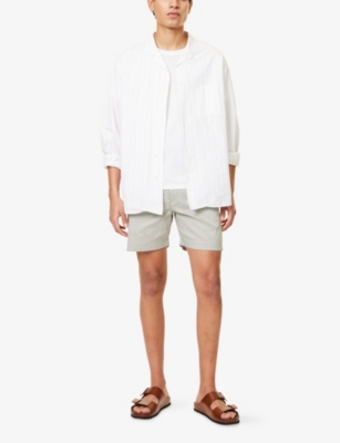 ORLEBAR BROWN: Bulldog Classic Textured Stripe Swim Shorts