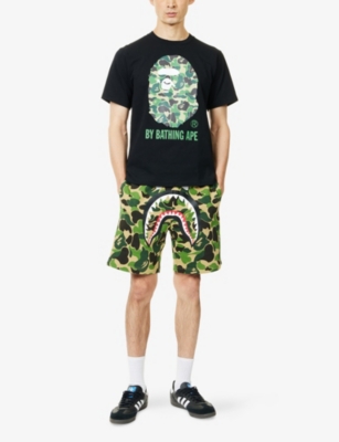 A BATHING APE: Abc Camo Bape Graphic-Print Cotton T-Shirt