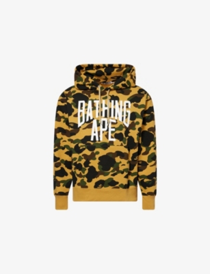 A BATHING APE: Camouflage-Print Relaxed-Fit Cotton Hoody