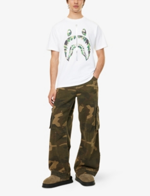 A Bathing Ape Graphic-print T-shirt In White