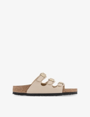 BIRKENSTOCK: Florida Faux-Leather Sandals