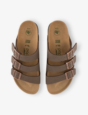 BIRKENSTOCK: Florida III Flex Platform Faux-Leather Sandals