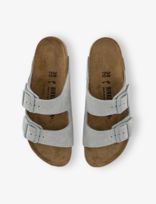 BIRKENSTOCK: Arizona Double-Strap Suede Sandals