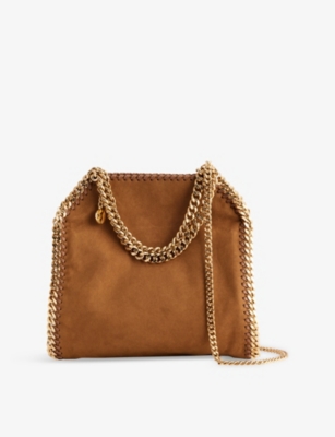 STELLA MCCARTNEY: Falabella Mini Faux-Suede Tote Bag