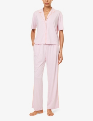 SKIN: Cecily regular-fit cotton-jersey pyjama set