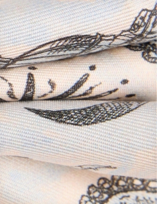 PAUL SMITH: Souvenir Graphic-Print Silk Tie