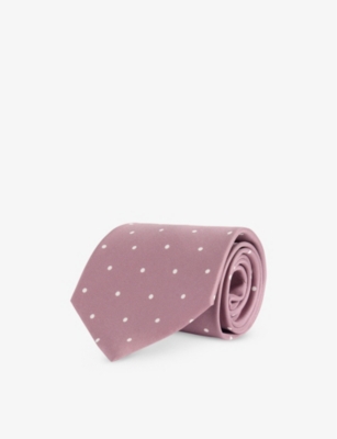 PAUL SMITH: Polka-Dot Silk Tie